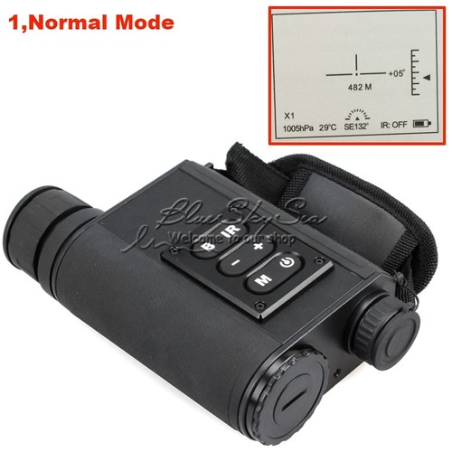 UK 6x32 Digital IR Night Vision Monocular 500m 4xZoom Scope+Laser Range Finder - Picture 12 of 12