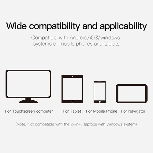 Lápiz óptico universal Baseus lápiz óptico multifunción pantalla táctil lápiz táctil capacitivo - Imagen 11 de 24
