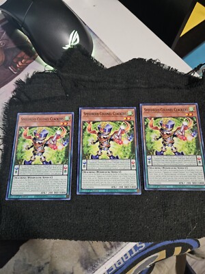 3 x Speedroid Colonel Clackers (SUDA-EN006) - Common - 1st Edition