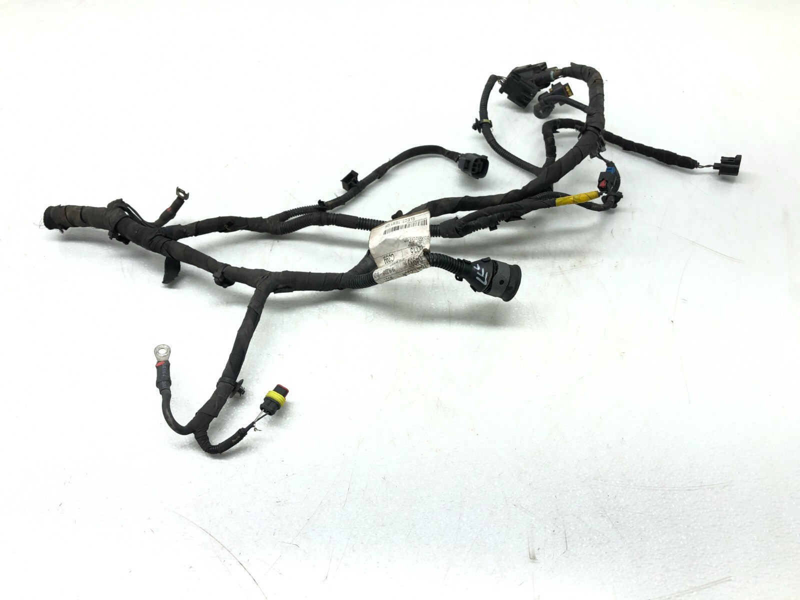 2014-2017 MASERATI GHIBLI S RIGHT PASS FRONT HEADLIGHT PIGTAIL PLUGS WIRE OEM.