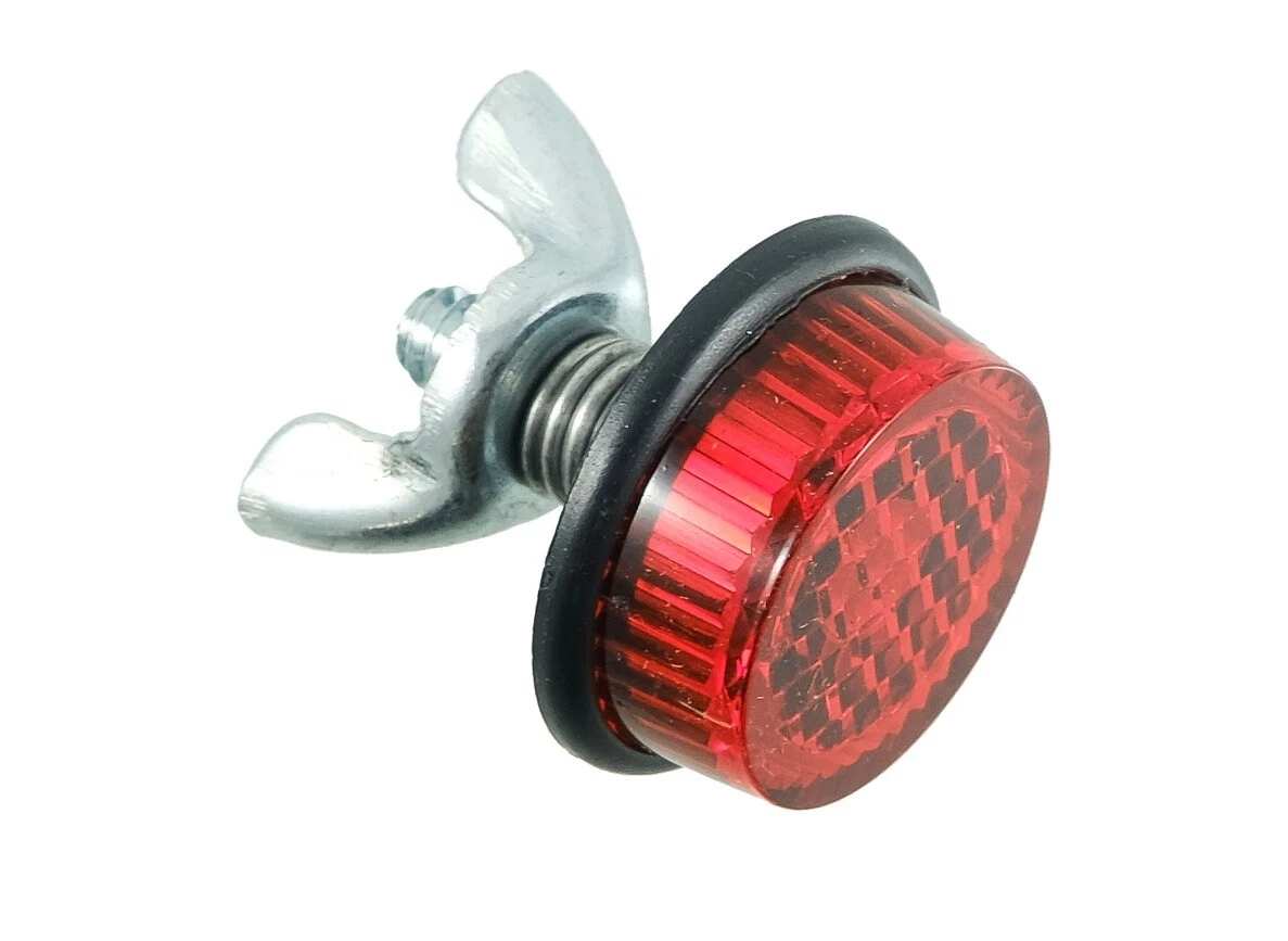 Licence Number Plate Reflective Reflector Mounting Bolts Pair