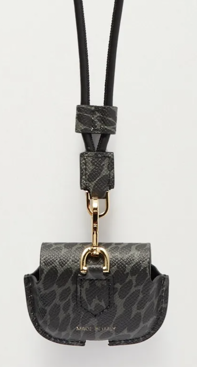 Tom Ford Apple AirPods Case Hülle Kopfhörer Lanyard Tasche Bag