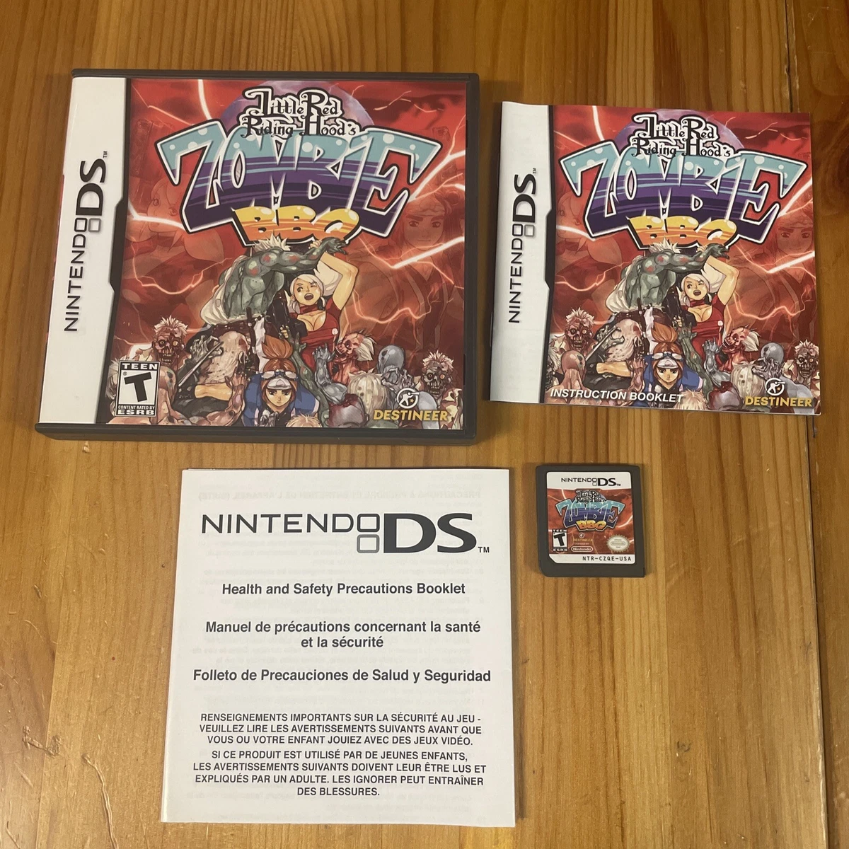 Little Red Riding Hood's Zombie BBQ (Nintendo DS, 2008) Complete CIB  828068212605 | eBay