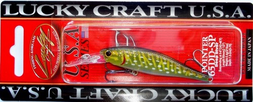 Lucky Craft Pointer 65DD-SP Pêche, Japon Wobbler, Appât ,Brochet,Prédateurs - Photo 22/44