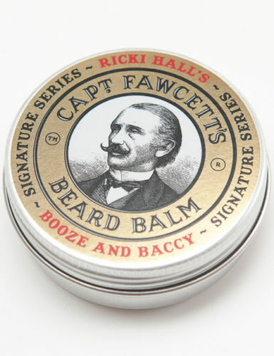 Captain Fawcett's Ricki Hall Booze & Baccy Beard Balm Condition 60ml / 2oz Tin