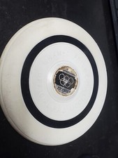 Vtg 1965 Wham-O Professional Sport Model White Frisbee 108 Gm Mold 10 pat pend