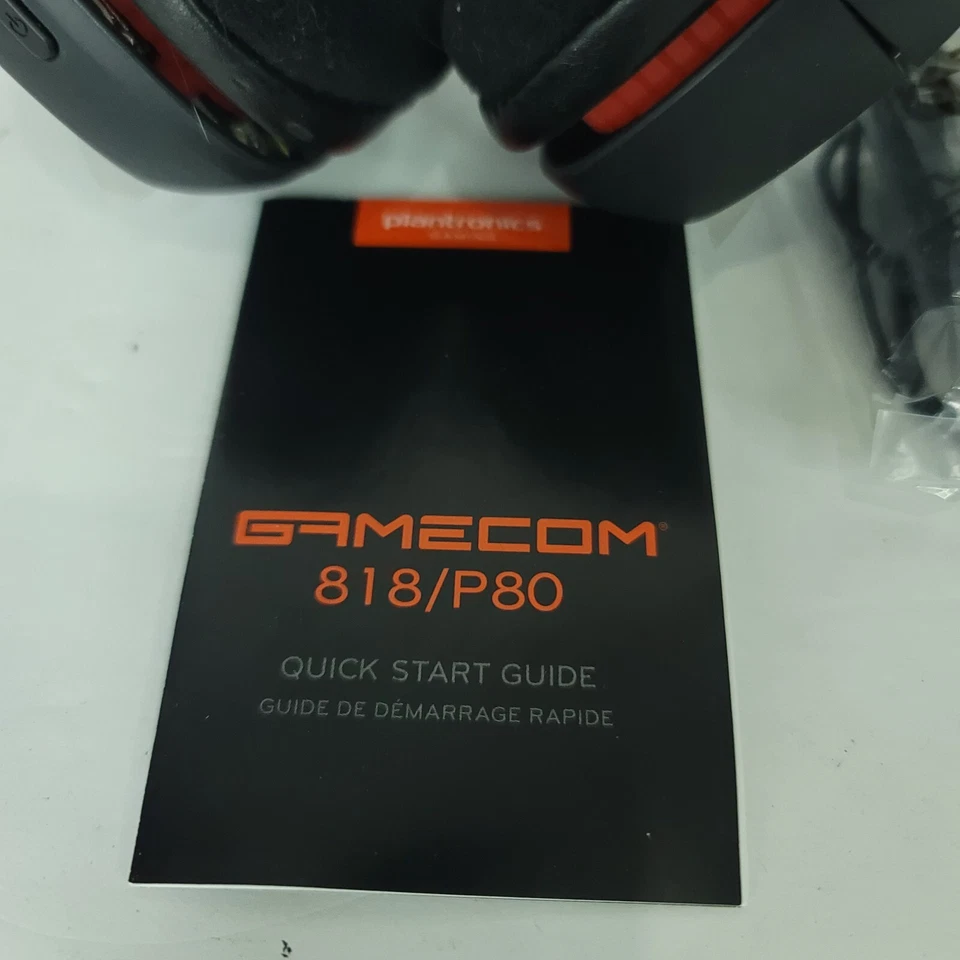Plantronics GameCom 818 Stereo Gaming Headset PC Mac PS4 Never Used NO BOX NEW - Image 3 of 4