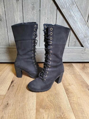 10 inch lace up boots