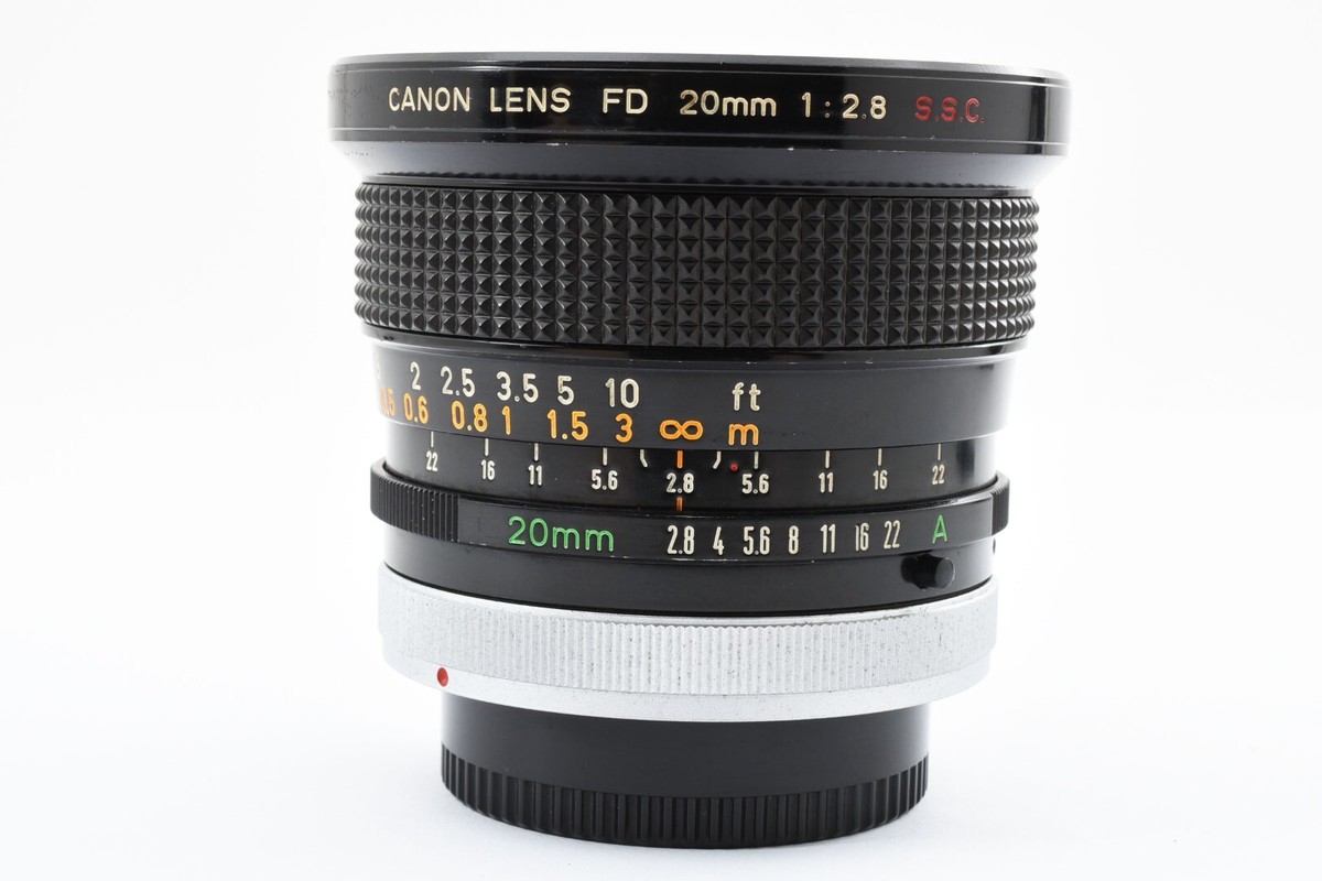 Exc5+] Canon FD 20mm f2.8 s.s.c. SSC Wide Angle MF Lens From JP