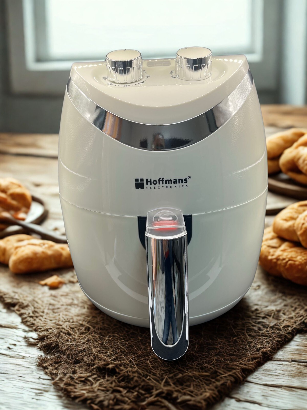 Friggitrice ad Aria Hoffmans 6L 2400W | Cottura Senza Olio | Air Fryer