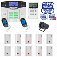 WIRELESS HOME SECURITY SYSTEM LCD BURGLAR HOU...