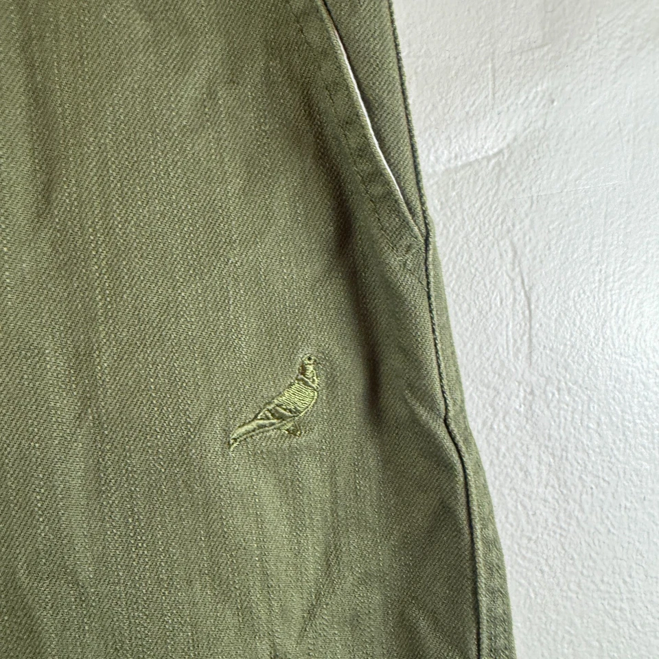 Staple Pigeon Cargo Canvas Shorts Men's Size 32 Green Outdoor Hike Utility - Image 2 of 4