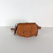 Rachel Zoe Brown Edessi Vegan Leather Crossbody & Belt Bag Size Small