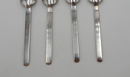 Cucharas soperas de cena de acero inoxidable Retroneu INFINITE 18/8 Corea cubiertos brillantes S/4 (B - Imagen 6 de 10