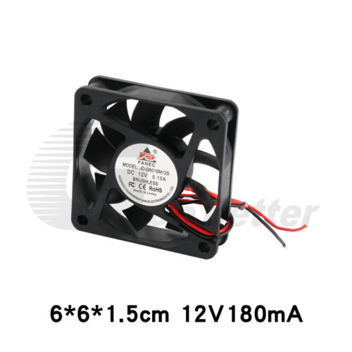DC 5V 12V PC Computer FAN Lüfter Gehäuselüfter Leiser 30 40 50 60 80 90 120 mm - Bild 11 von 17