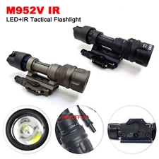 IR Light M952V Tactical Flashlight 350 Lumens LED White & Infrared Illuminator