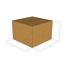5 13x13x9 Kraft Brown Corrugated Shipping Boxes 32 ECT Single-Wall New
