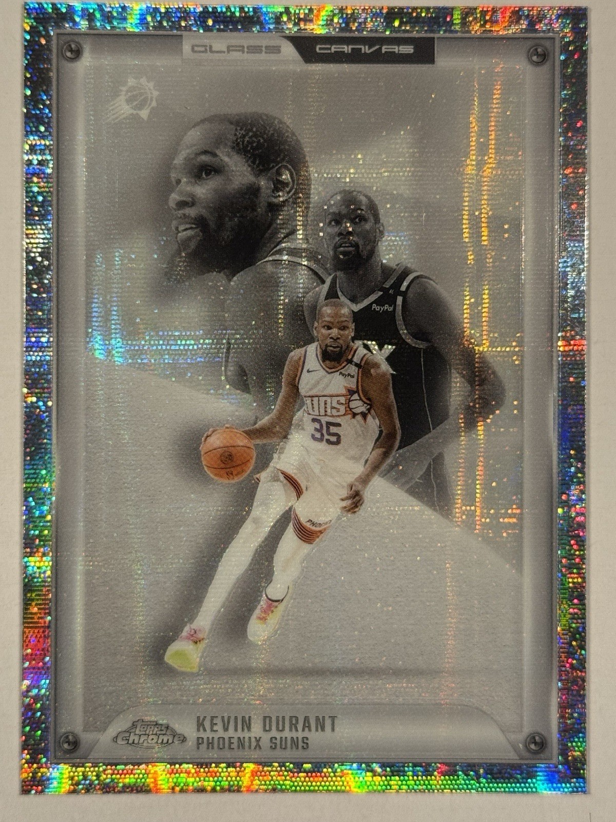 Kevin Durant 2025 Topps Chrome NBA Basketball Paradox Insert SSP