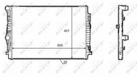 Nrf 58392 KüHler MotorküHlung FüR Audi Cupra Seat Skoda Vw