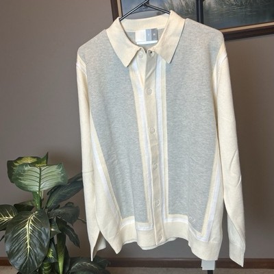 Kith Girard Cardigan Waffle Men s L SS23 New with Tags Authentic