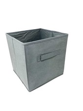 Light Gray 10" 6 pcs Fabric Storage Bins Box Organizer Cube Basket Container