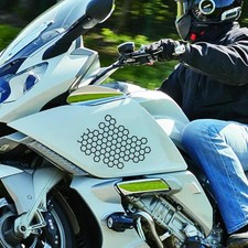 Car Honeycomb Decal Vinyls Sticker Motorcycle Side Bumper Decal 6 4.8 in