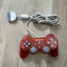 Sony PlayStation One PSOne PS1 Analog Controller DualShock Red SCPH-110 Tested