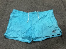 VINTAGE Polo Sport Ralph Lauren Shorts Mens Large Big Blue Nylon Swim Trunks 90