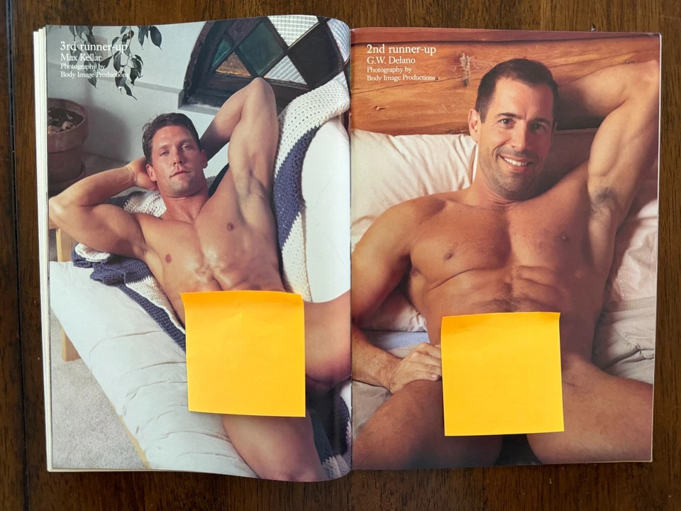 Advocate Men January 2000, Collector Item, Man of the Year, nude males - Image 4 of 4