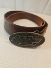 Vintage Chevrolet Classic Chevy Club Belt Buckle  (1955*1956*1957) USA, 44 long 