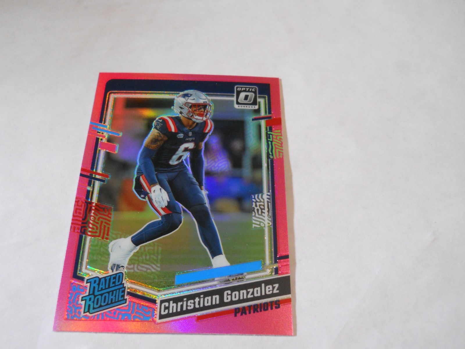 Christian Gonzalez Panini Donruss Optic #274 Pink