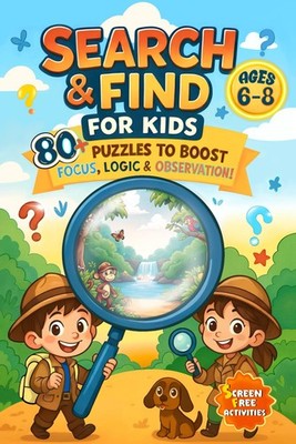Search & Find Book for Kids 6-8: including hidden objects , spot the difference,