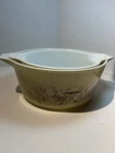 Vtg 2 Pyrex Mushroom Cinderella Mixing Bowls   Corning 1 Quart  no lid