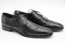 Salvatore Ferragamo Leather Oxford Cap Toe Shoes Men's Size 9D/ US 10 / EU 43