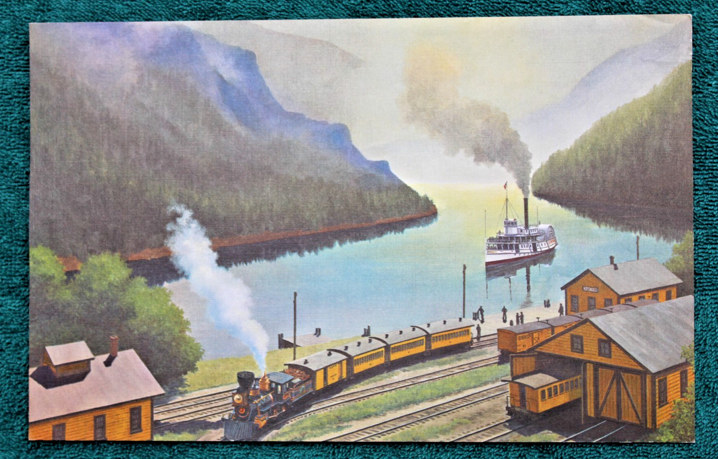 1970's Union Pacific Railroad Menu Railway Lunch & Dinner Omaha Nebraska Amtrak