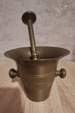 M&ouml;rser mit St&ouml;&szlig;el aus Messing, Messingm&ouml;rser zum Zerkleinern