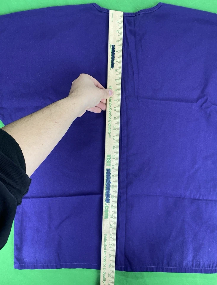 Medium Purple Simply Basic Scrub Shirt - Image 4 of 4