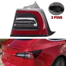 For 2021-2023 Tesla Model 3/Y LED TailLight Outer Rear Right Passenger Side 3PIN