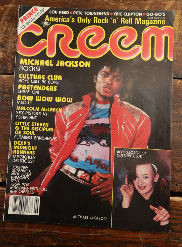 CREEM MAGAZINE Vol 15 No 1 June 1985 MICHAEL JACKSON Eric Clapton CULTURE CLUB