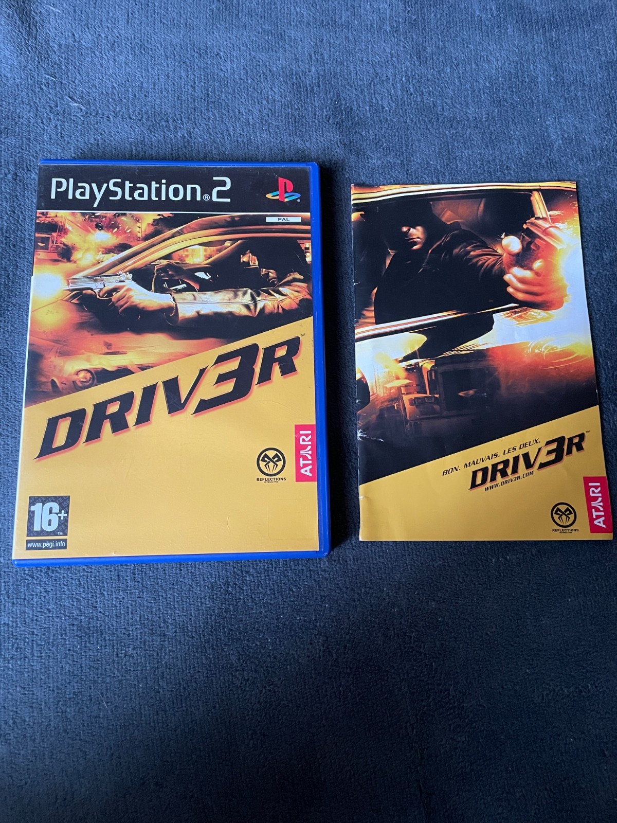 DRIV3R Driver 3 complet sur Playstation 2 PS2 FR cd TTBE