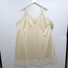 Vintage Full Slip Dress Size 52 Lingerie 3X 4X Coquette Boudoir Romantic NWT USA