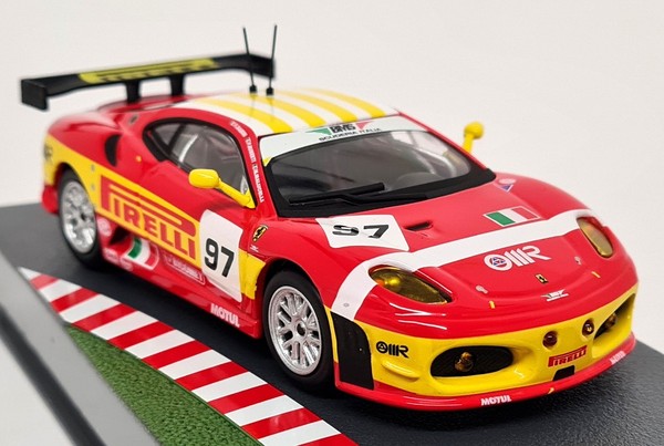 Altaya 1/43 - Ferrari F430 Gtc 24H Le Mans 2008 #97 Diecast Scale Model Race Car-image