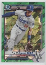 2021 Bowman Chrome Draft Sapphire Edition Green 39/50 Wilman Diaz #BDC-184 01mu