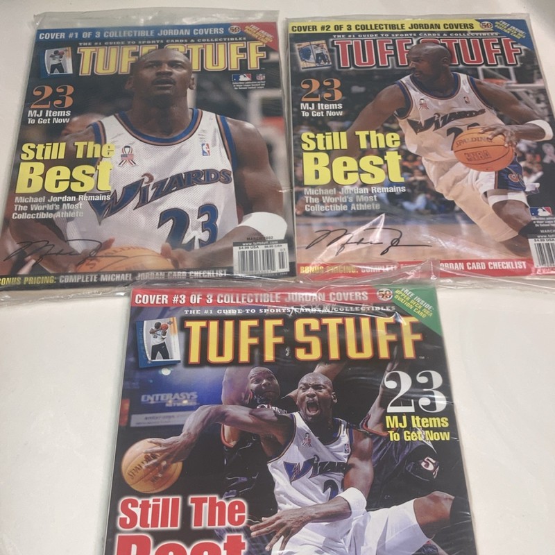 Tuff Stuff March 2002 Michael Jordan Collector's Edition Illustrated Magazine