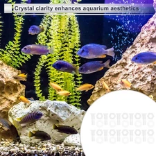 9/32" Hose ID Barb M10 Male Thread Thru-Bulk Bulkhead Fittings PP Clear 1 Set