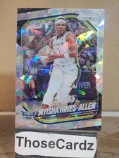2025 Panini Prizm WNBA Cracked Ice #96 Myisha Hines-Allen
