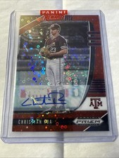 2020 Panini Prizm Draft Picks Christian Roa #PDP48 auto /99