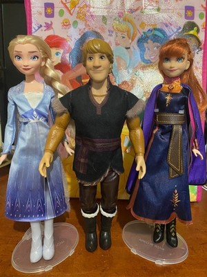 '' FROZEN TRIO'' Anna, Elsa, Kristoff (See Description)