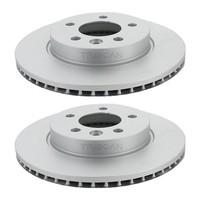 2 Bremsscheiben BelüFtet Ø 303 Mm Triscan Passend FüR U.A. VW Amarok