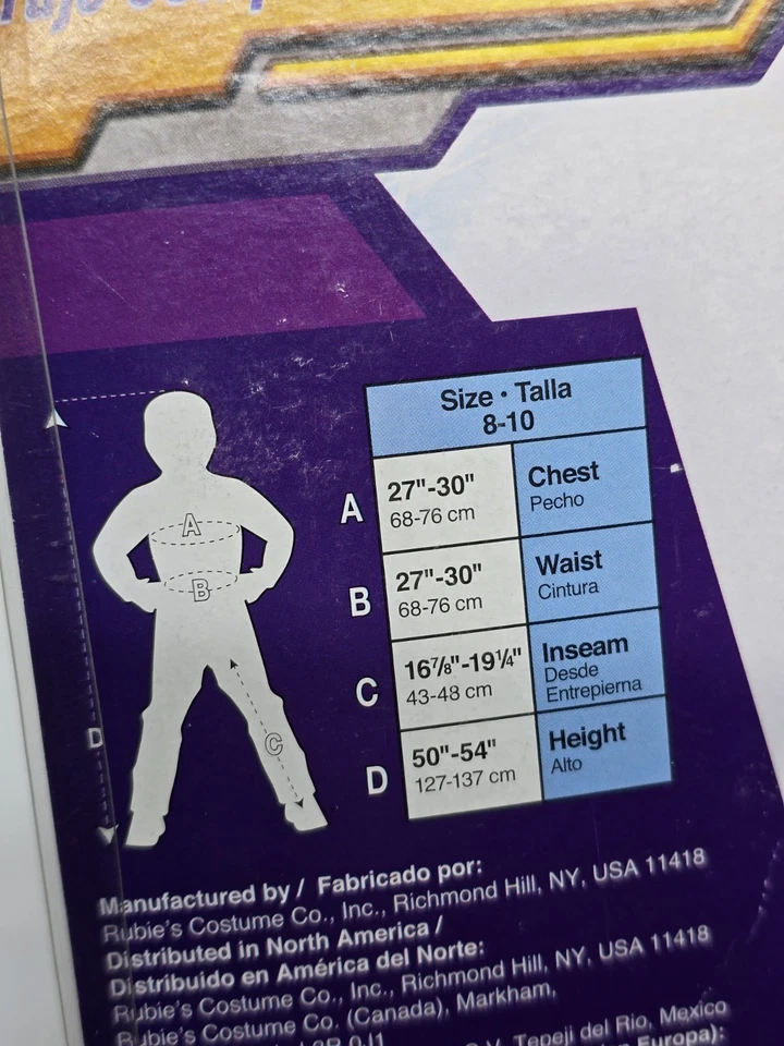 Disfraz Guardianes de la Galaxia Señor de las Estrellas Niños Talla 8-10 Marvel Foto 4 de 4